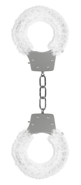 Pleasure Handcuffs Furry - White