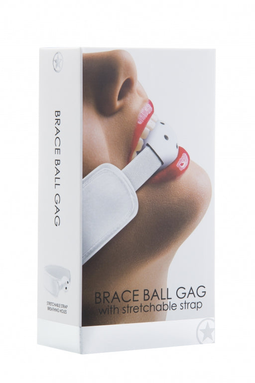 Brace Ball Gag - White