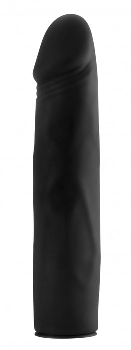 Deluxe Silicone Strap-On 10 Inch - Black