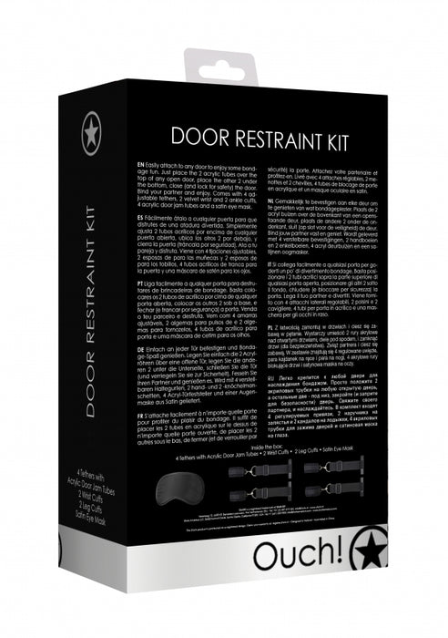 Door Restraint Set - Black