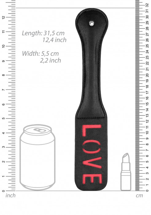 Ouch! Paddle - LOVE - Black