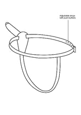 Silicone Strap-On - Adjustable - Red