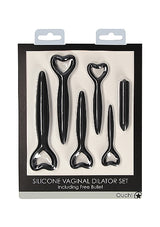 Silicone Vaginal Dilator Set - Black