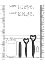 Silicone Vaginal Dilator Set - Black