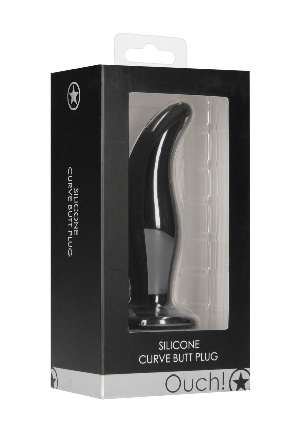 Curve Butt Plug - Black