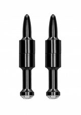 Magnetic Nipple Clamps - Diamond Pin - Black