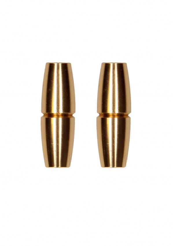 Magnetic Nipple Clamps - Sensual Cylinder - Gold