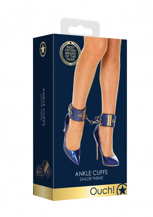 Ankle Cuffs - Sailor Theme - Blue