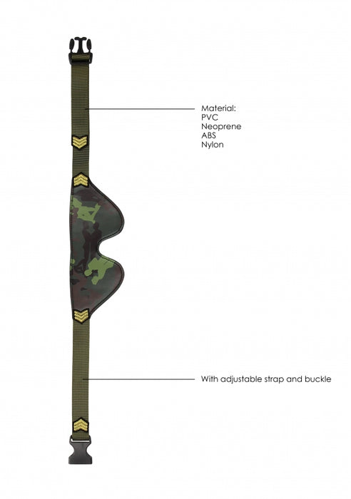 Eye-Mask - Army Theme - Green