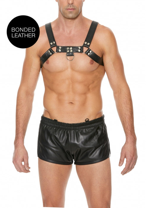 Chest Bulldog Harness - LXL - Black