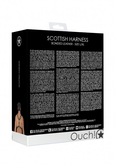 Scottish Harness - LXL - Black