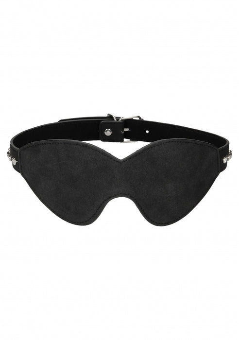 Diamond Studded Eye Mask - Black