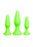 Butt Plug Set - Glow in the Dark