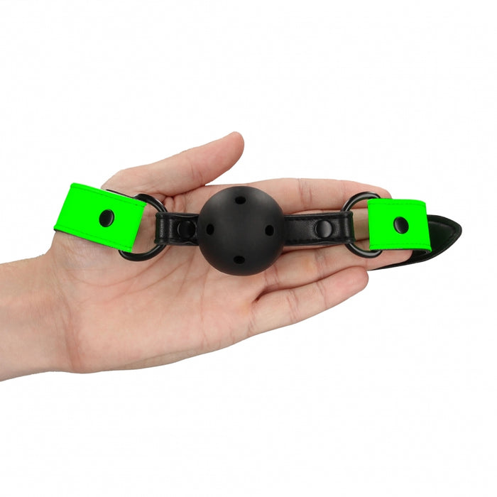 Breathable Ball Gag - Glow in the Dark