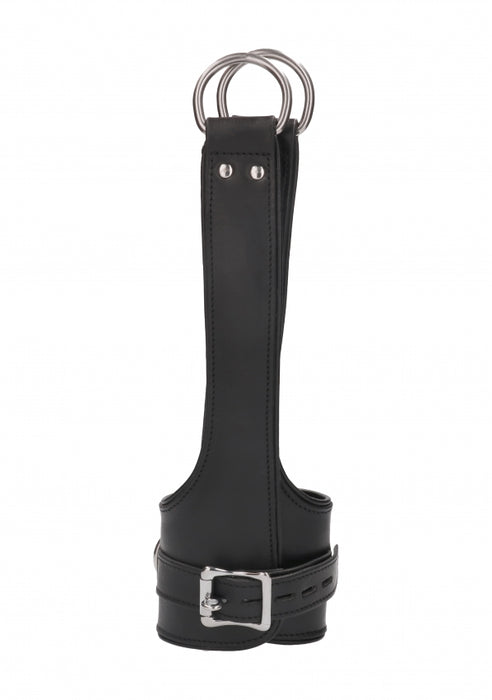 Heavy Duty Leather Suspension Cuffs - Black