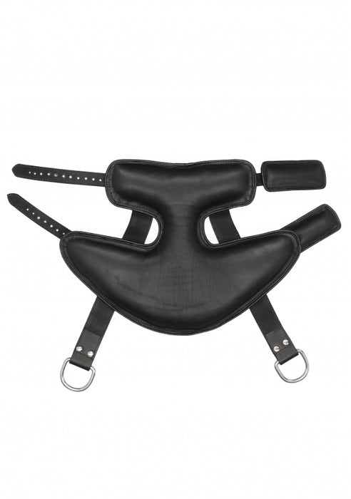 Suspension Cuffs Saddle Leather Heavy Duty - Black