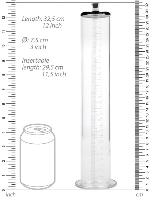 Ultra-Premium Pump 12" - Transparent