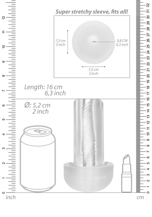 Automatic Cyber Pump with Masturbation Sleeve - Transparent