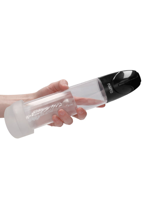 Rechargeable Smart Cyber Pump with sleeve - Transparent