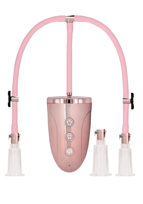 Automatic Rechargeable Clitoral & Nipple Pump Set - Medium - Pin