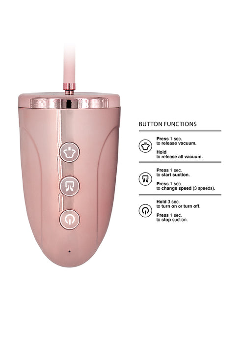 Automatic Rechargeable Clitoral & Nipple Pump Set - Medium - Pin