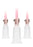 Automatic Rechargeable Clitoral & Nipple Pump Set - Large - Pink