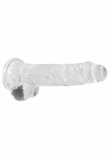 8 Inch / 20 cm Realistic Dildo With Balls - Transparent