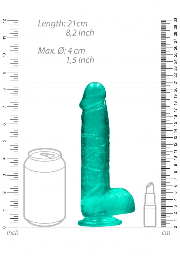 8" / 19 cm Realistic Dildo with Balls