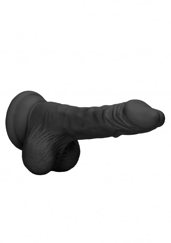 Dong with testicles 7'' - Black