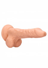 Dong with testicles 8'' - Flesh