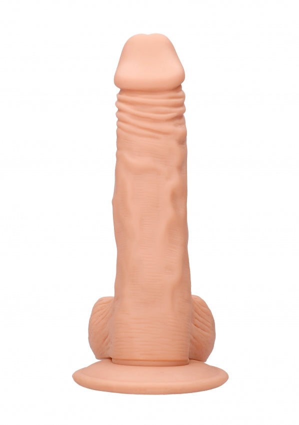 Dong with testicles 8'' - Flesh
