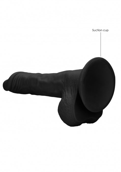 Dong with testicles 10'' - Black