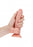 Curved Realistic Dildo with Balls and Suction Cup - 7''/ 18 cm