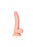 Curved Realistic Dildo with Balls and Suction Cup - 7''/ 18 cm
