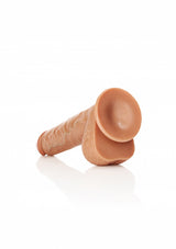 Straight Realistic Dildo with Balls and Suction Cup - 10''/ 25.5 cm