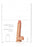 Straight Realistic Dildo with Balls and Suction Cup - 12''/ 30.5 cm