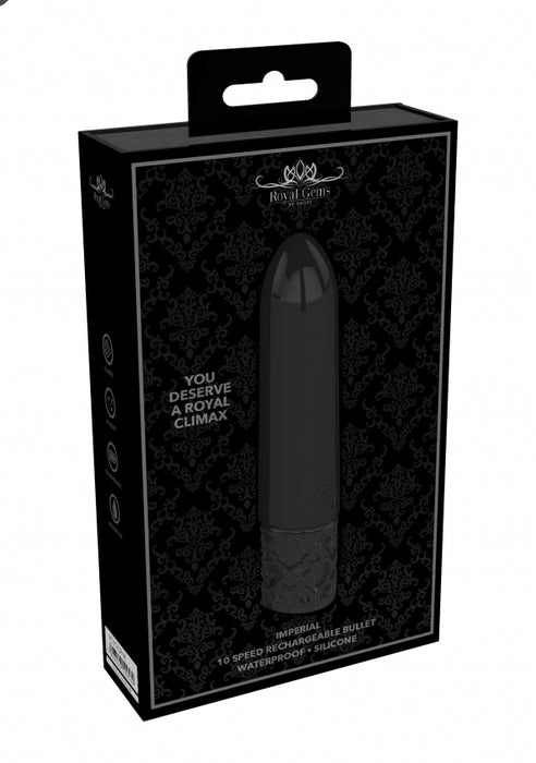 Imperial - Rechargeable Silicone Bullet - Black