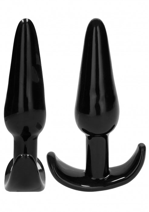 No 80 - 4-Piece Butt Plug Set - Black