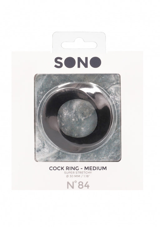 No 84 - Cock Ring - Medium - Black