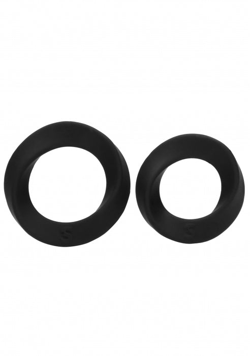 No 86 - Cock Ring Set - Black