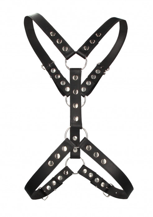 Harness With Metal Spots - Black