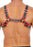 Z Series Chest Bulldog Harness - Black/Red - S/M
