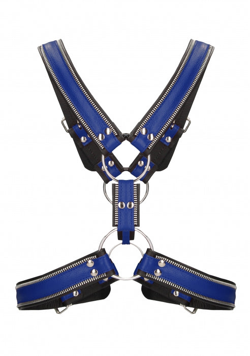 Z Series Scottish Harness - Black/Blue - L/XL