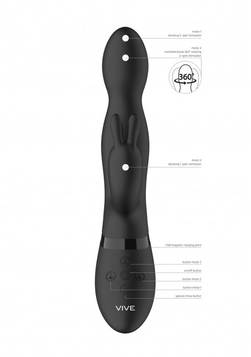 Niva 360 Degrees Rabbit Black