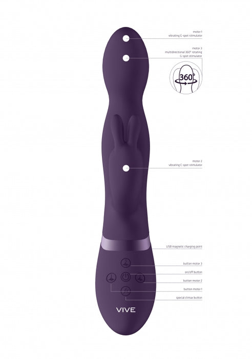 Niva 360 Degrees Rabbit Purple