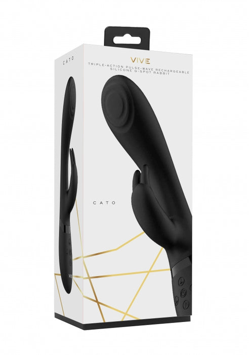 Cato - Pulse G-Spot Rabbit - Black