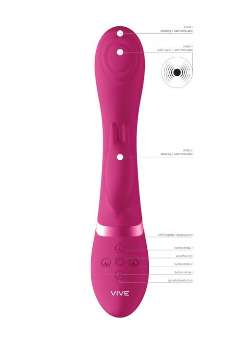 Cato - Pulse G-Spot Rabbit - Pink