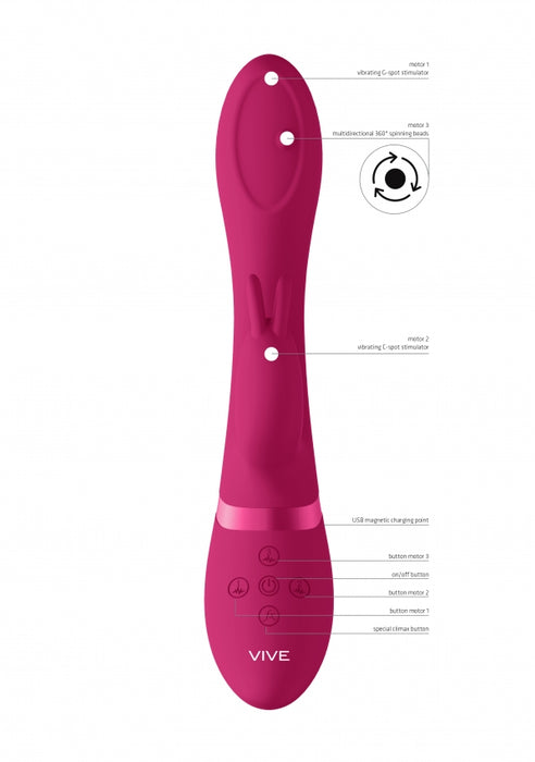 Mira Spinning G Spot Rabbit Pink