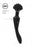 Shiatsu - Bendable Massager Wand - Black