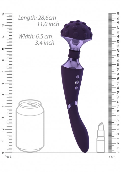 Shiatsu - Bendable Massager Wand - Purple